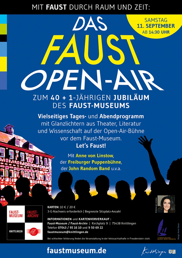 Das Faust-Open-Air Veranstaltungsplakat