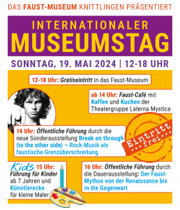 Internationaler Museumstag im Faust-Museum