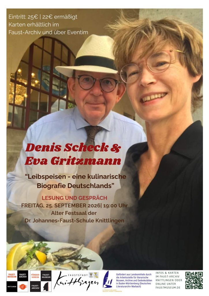 Denis Scheck und Eva Grizmann